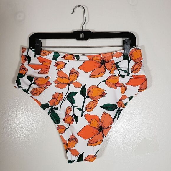 Cupshe Floral Summer Beach Pool Bikini Bottom 1X - Picture 8 of 8